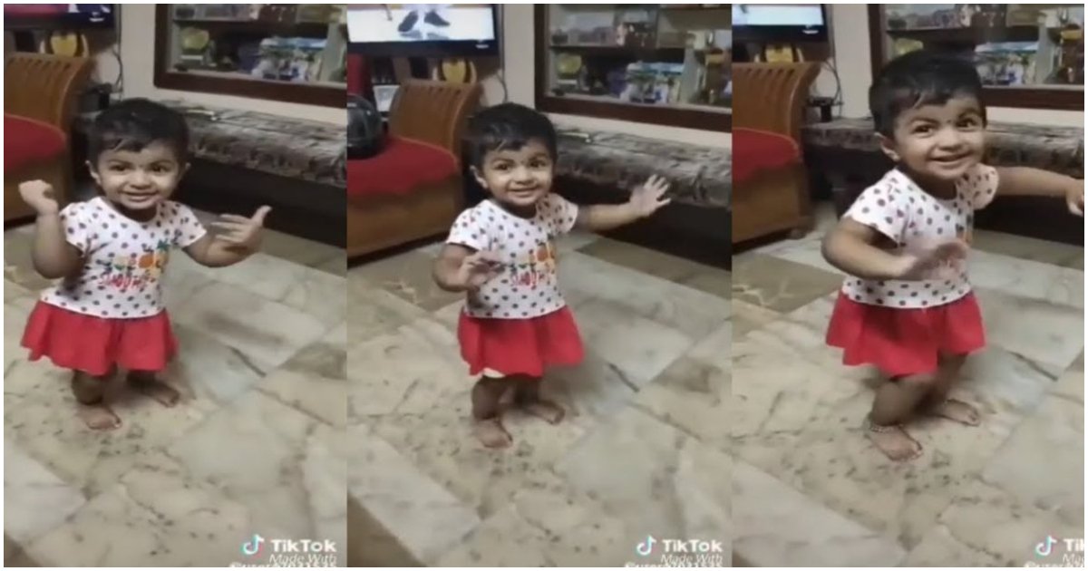 Cute smiling baby dance video viral News