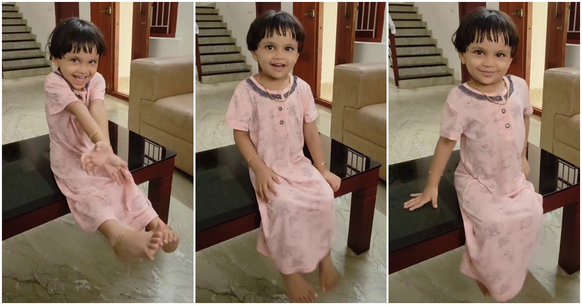 Cute little baby talk about Nursary video viral