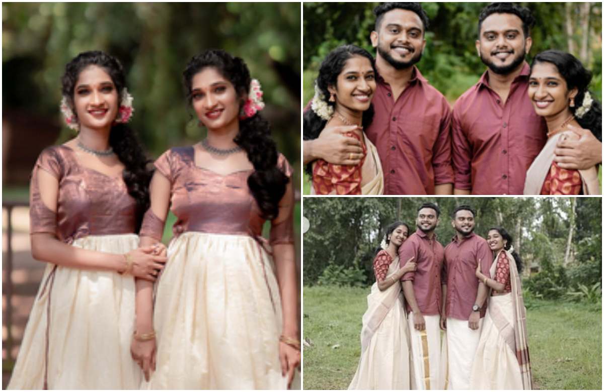 Chinnu Ponnu Twins Marriage Save The Date (2)