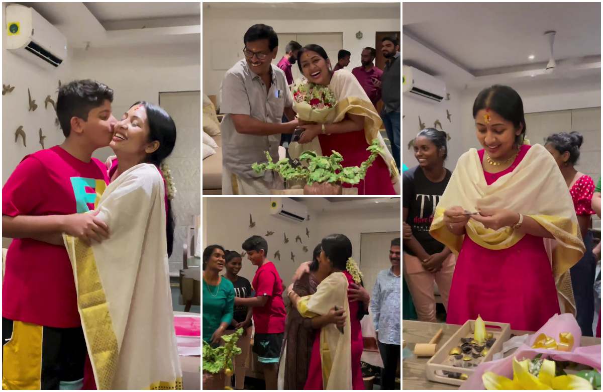 Navya Nair Birthday Celebration With Family Video Viral